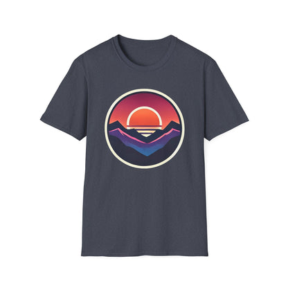 Retro Sunset Mountains T-Shirt