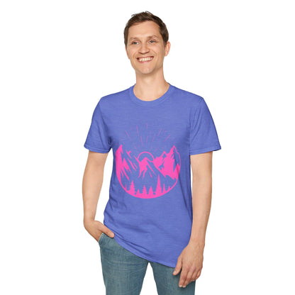 Pink Mountain Sunrise T-Shirt