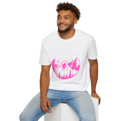 Pink Mountain Sunrise T-Shirt