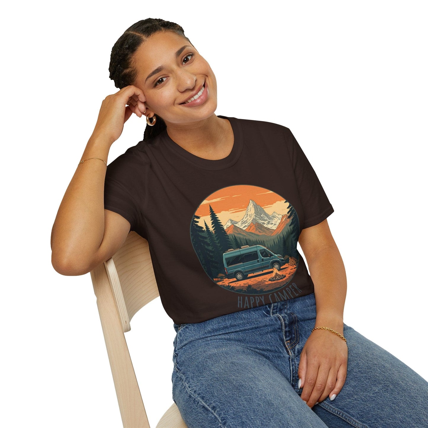 Happy Camper Sprinter Van T-Shirt