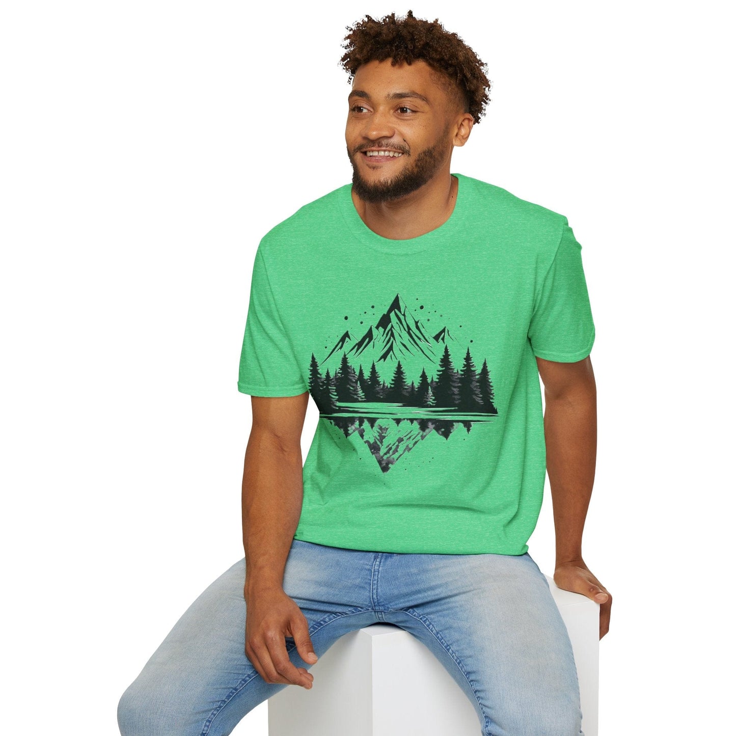 Reflective Mountain and Forest T-Shirt